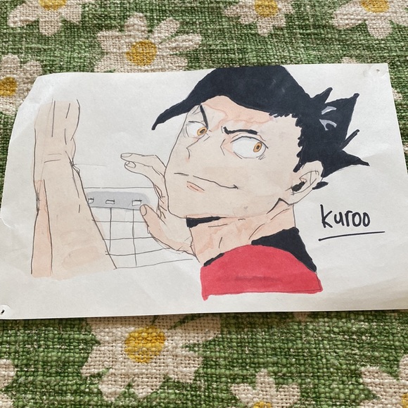 🌷✨Hand-drawn Kuroo drawing✨🌷 - Picture 2 of 2